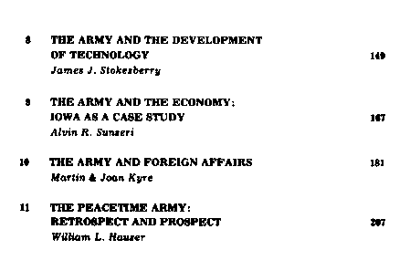 The United States Army in peacetime