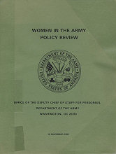 Women in the Army : policy review