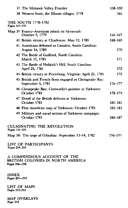 Atlas of the American Revolution