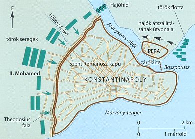 Konstantinpoly 1453-as ostroma