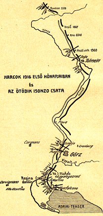 Harcok 1916 els hnapjaiban s az tdik Isonzo csata