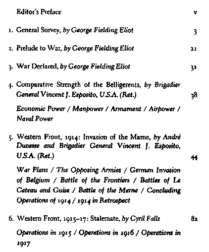 A concise history of World War I