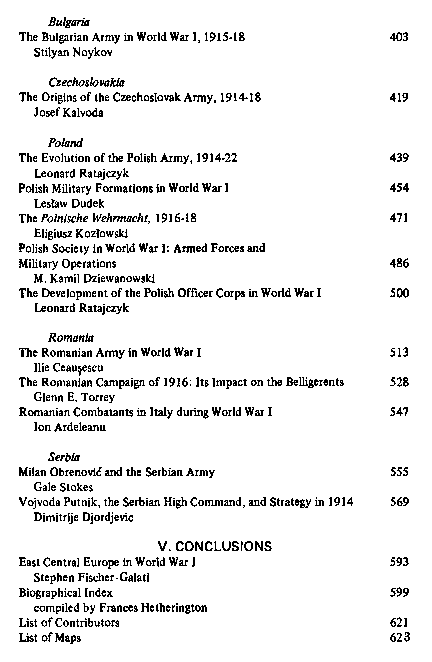 East Central European society in World War I