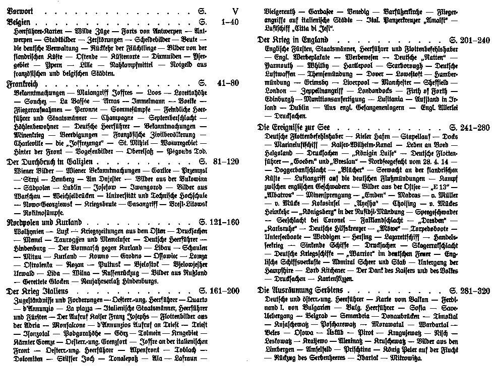 Grosser Bilderatlas des Weltkrieges