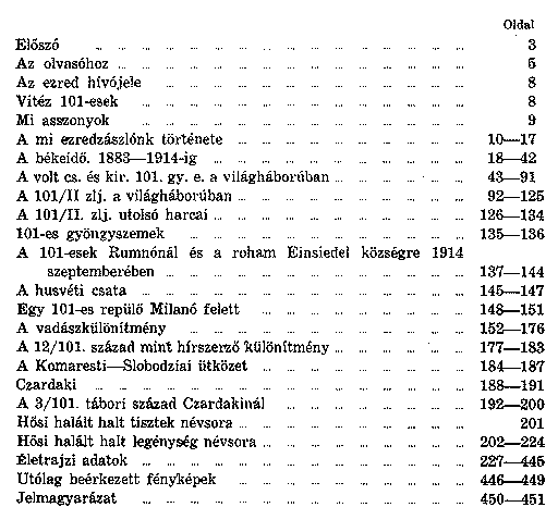 A 101-es zszl alatt