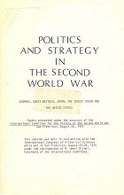Politics and strategy in the Second World War