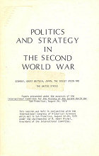 Politics and strategy in the Second World War
