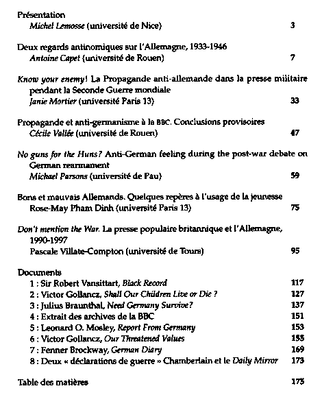 Contre le nazisme ou contre l'Allemagne?