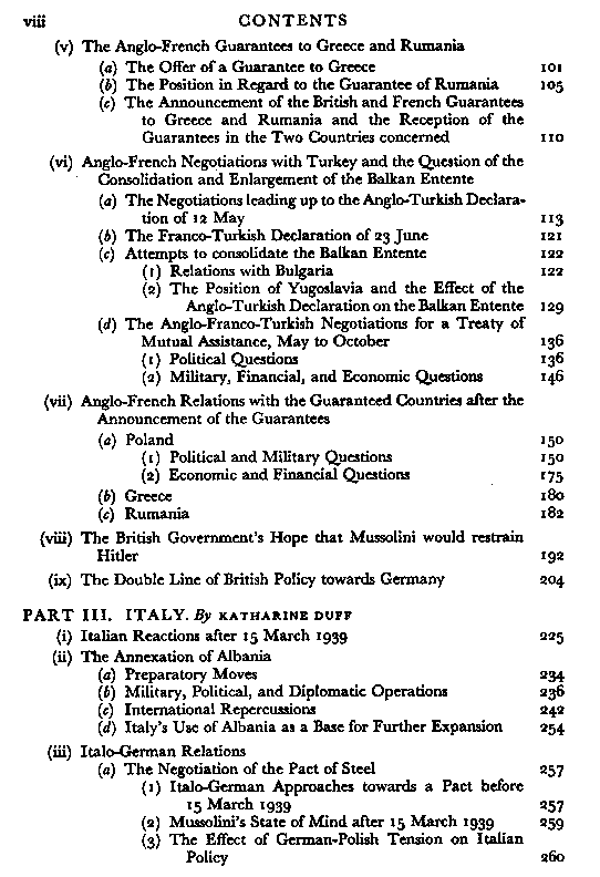 The eve of war, 1939