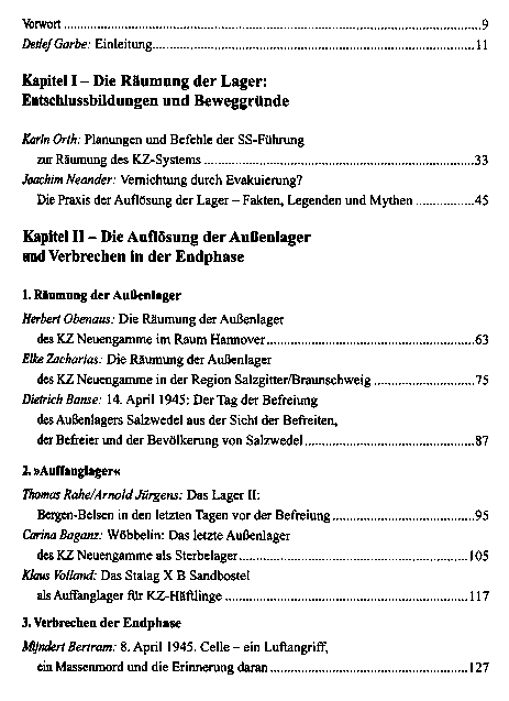 Hftlinge zwischen Vernichtung und Befreiung