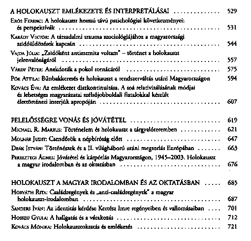 A holokauszt Magyarorszgon eurpai perspektvban
