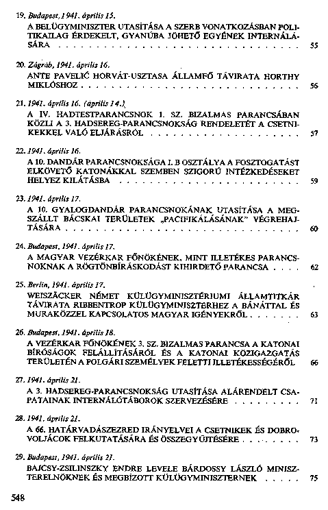 Horthy-Magyarorszg rszvtele Jugoszlvia megtmadsban s megszllsban