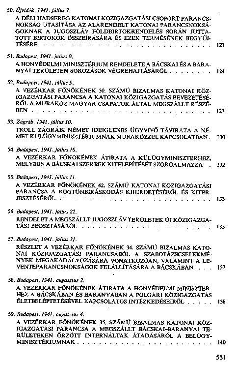 Horthy-Magyarorszg rszvtele Jugoszlvia megtmadsban s megszllsban