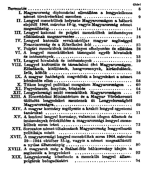 Lengyel menekltek Magyarorszgon a hbor alatt