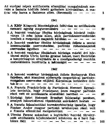 Magyar szabadsgharcosok a fasizmus ellen