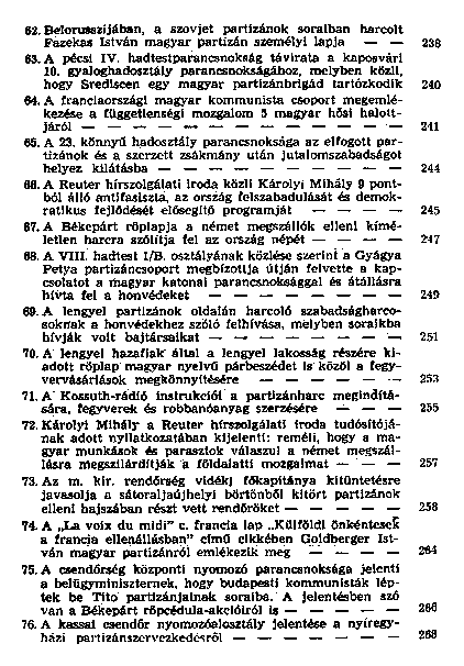 Magyar szabadsgharcosok a fasizmus ellen