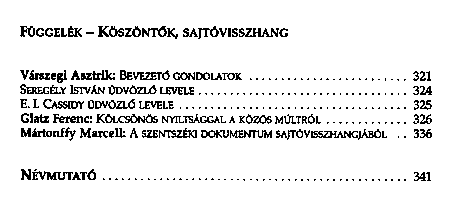 Magyar megfontolsok a Sorl