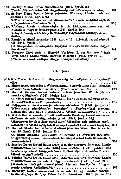 Magyarorszg s a msodik vilghbor