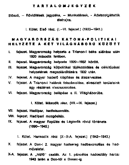 Magyarorszg honvdelme a II. vilghbor eltt s alatt