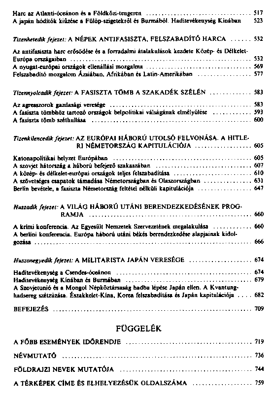 A msodik vilghbor 1939–1945 : rvid sszefoglals