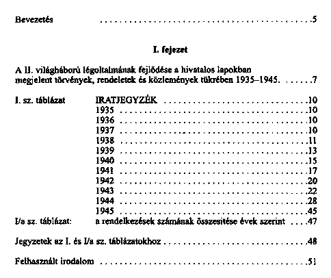 A II. vilghbor magyar lgoltalmnak iratanyaga a Polgri Vdelmi Archvumban