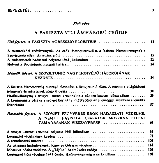 A msodik vilghbor trtnete : 1939 – 1945