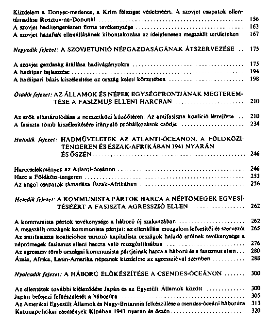 A msodik vilghbor trtnete : 1939 – 1945