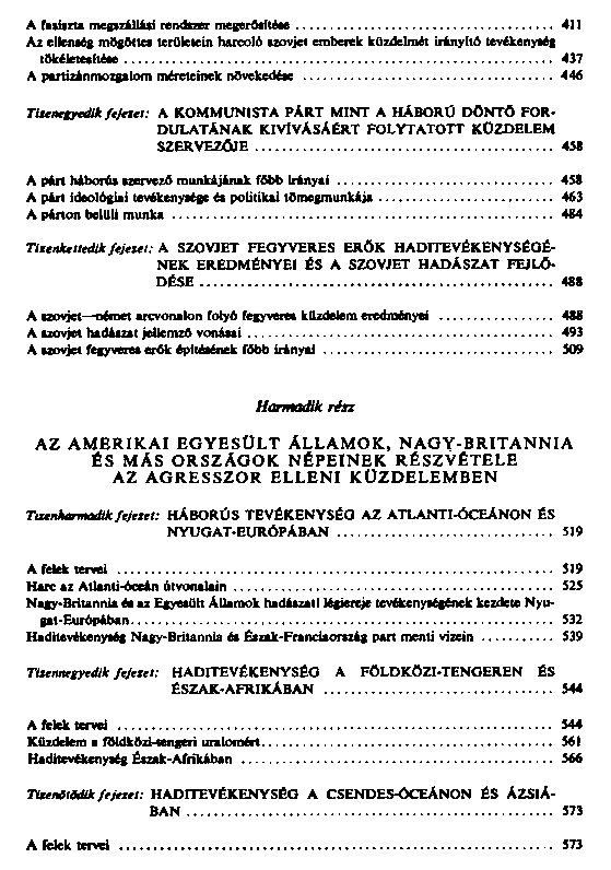 A msodik vilghbor trtnete : 1939 – 1945