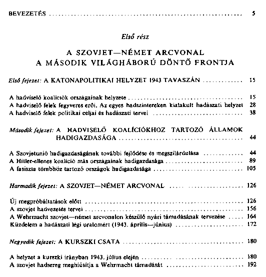 A msodik vilghbor trtnete : 1939 – 1945
