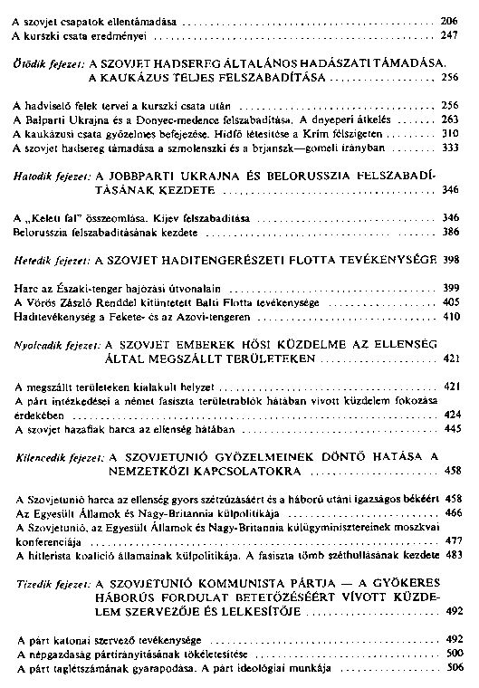 A msodik vilghbor trtnete : 1939 – 1945