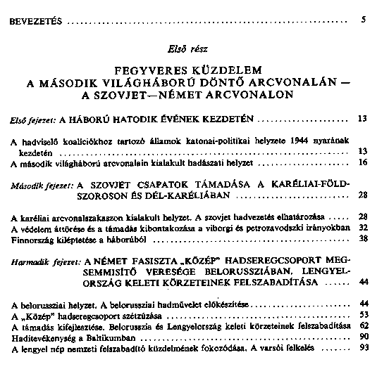 A msodik vilghbor trtnete : 1939 – 1945