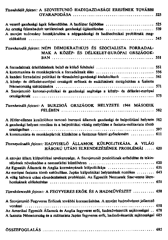 A msodik vilghbor trtnete : 1939 – 1945