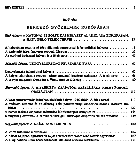 A msodik vilghbor trtnete : 1939 – 1945