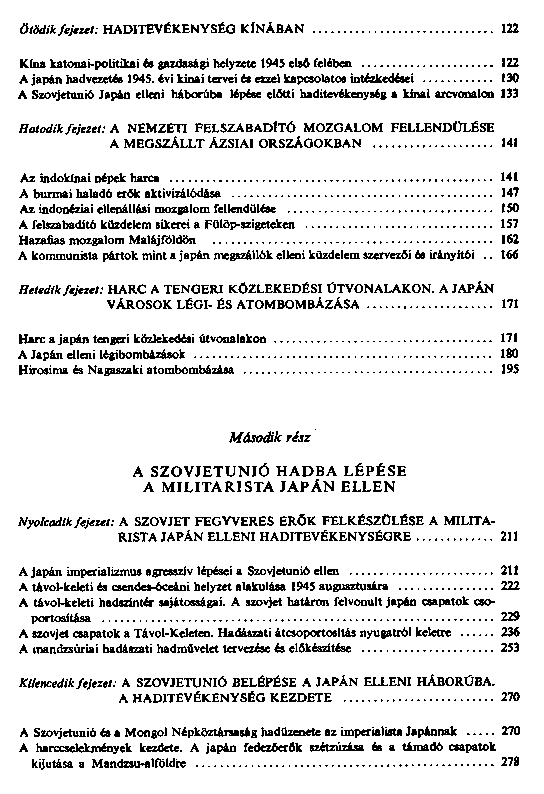 A msodik vilghbor trtnete : 1939 – 1945