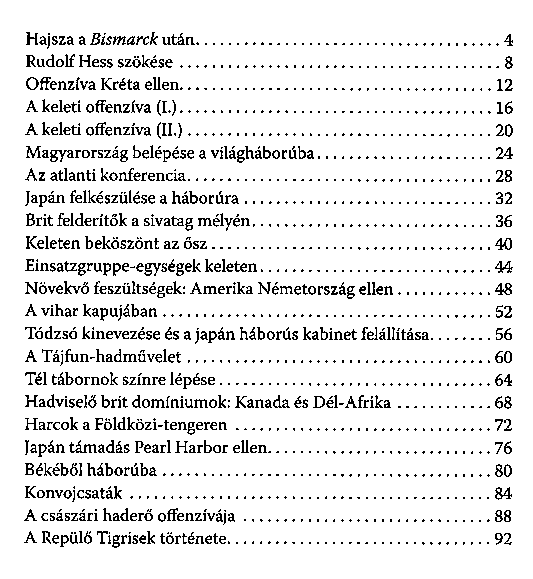 A msodik vilghbor teljes trtnete
