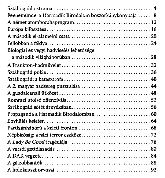 A msodik vilghbor teljes trtnete