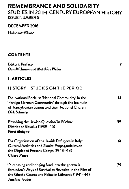 Holocaust/Shoah