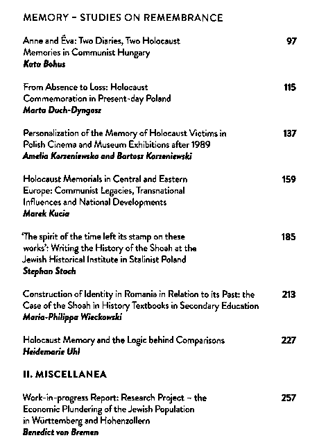 Holocaust/Shoah