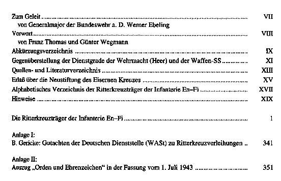 Die Ritterkrzeuztrger der Deutschen Wehrmacht