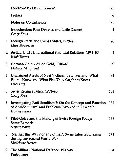 Switzerland and the Second World War