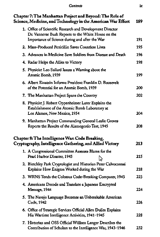 The United States in World War II