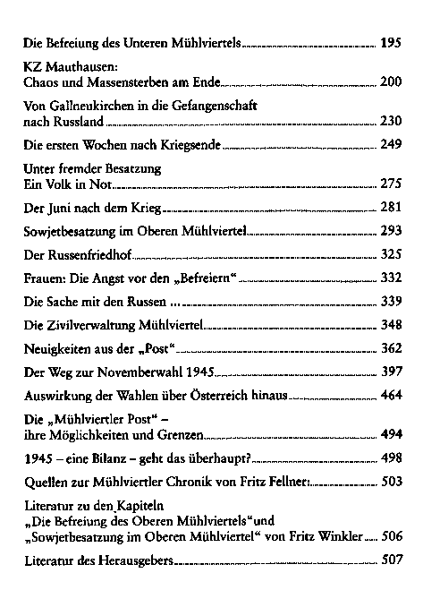 Von Nazis, Amerikanern, Russen und den Leuten