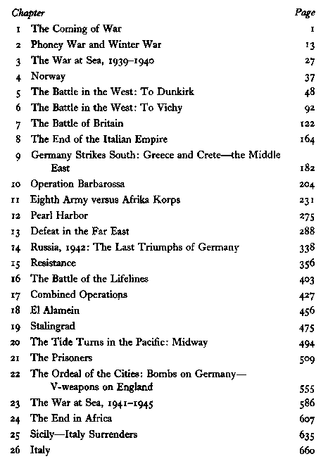 The war : 1939–1945