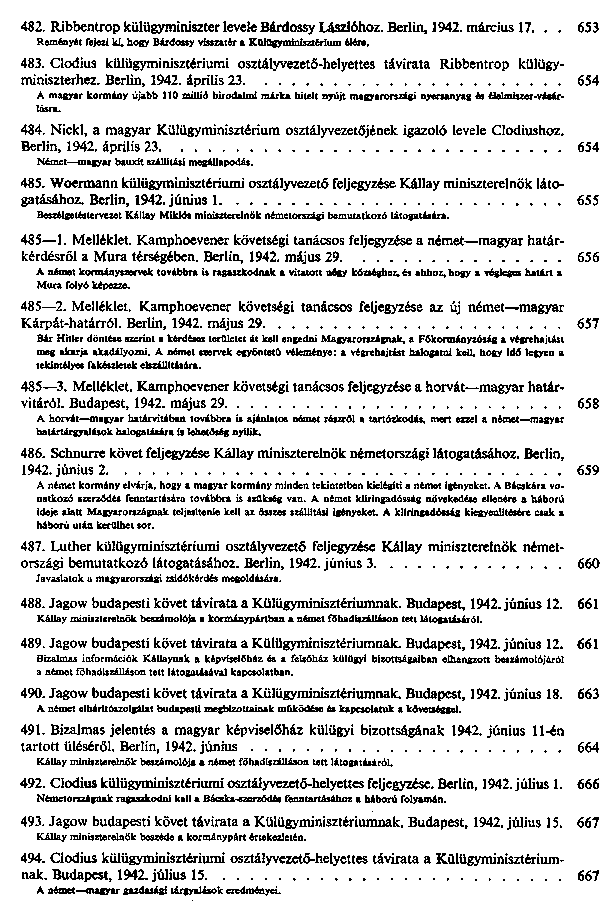 A Wilhelmstrasse s Magyarorszg