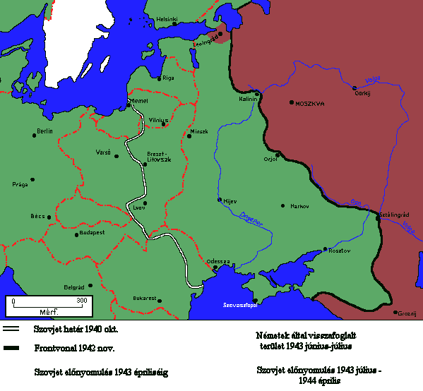 A keleti front, 1942 november – 1944 április