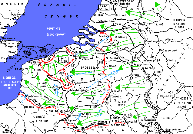 A nyugati front, 1940. mjus