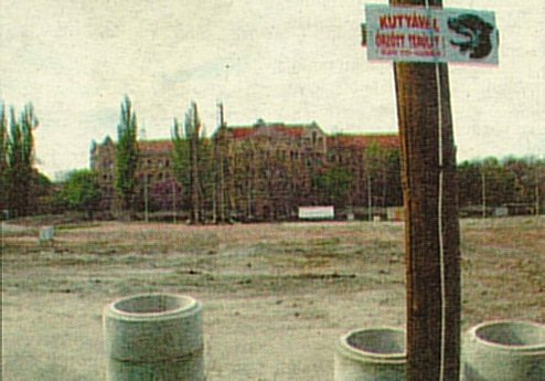 Leállt az építkezés